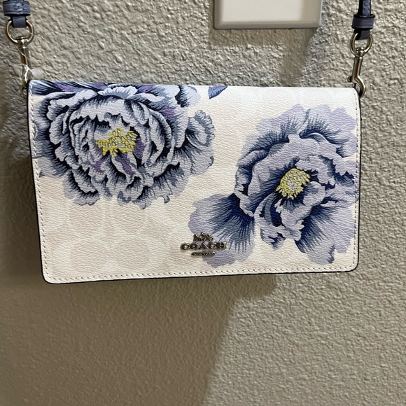 Coach Foldover Kaffe Fassett Crossbody. ( Limited Edition ) - Picture 2 of 7